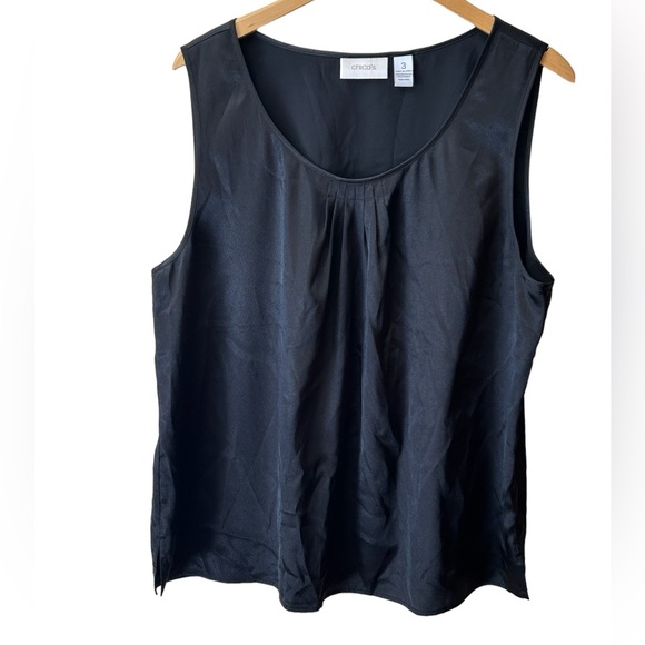 Chico’s Back Silky Sleeveless Top - Scoop Neck - Size 3 (Large) - Picture 7 of 7